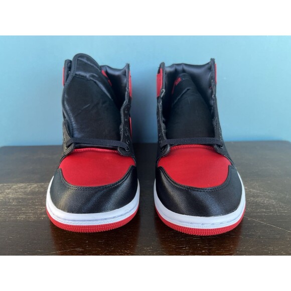 Nike Air Jordan 1 Retro High OG "Satin Bred" Women's Size 12 (10.5M) FD4810-061 - Picture 6 of 10